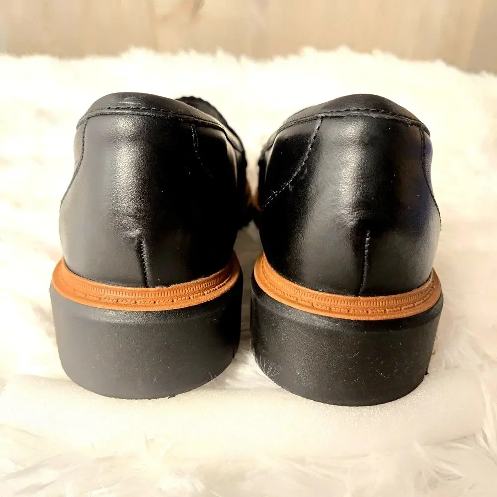 Women's Clarks Leather Westlynn Bella Loafers Black W7.5 - Picture 7 of 13
